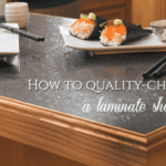 How to quality check a laminate sheet?