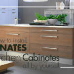 How to install Laminates for Kitchen Cabinates all by yourself